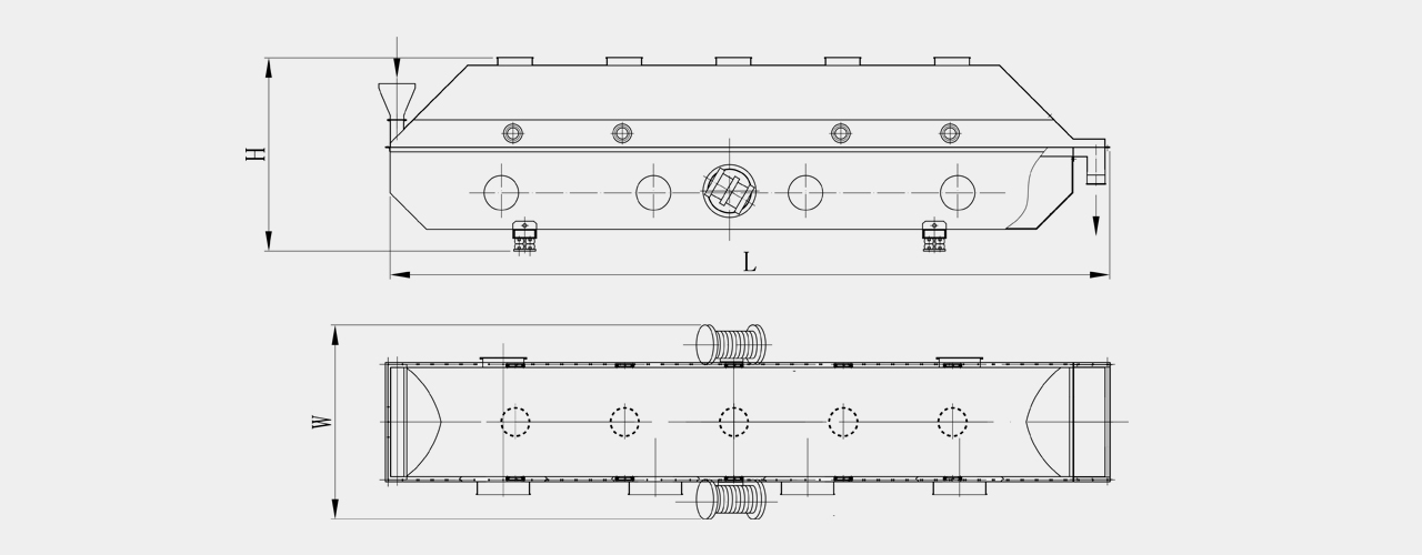 vibro fluid bed dryer drawing